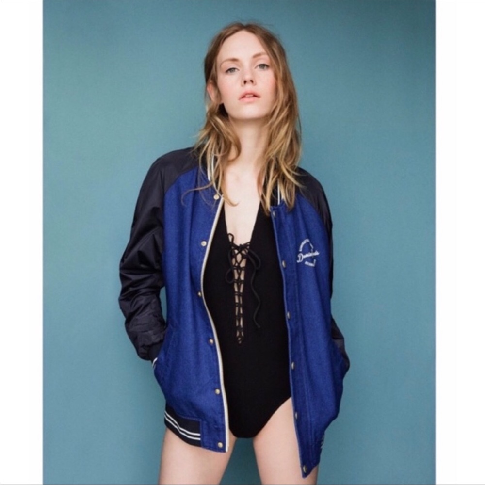 ZARA Lace up bodysuit
